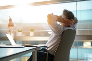 Tips To Fight Digital Burnout - Man Relaxing In Office