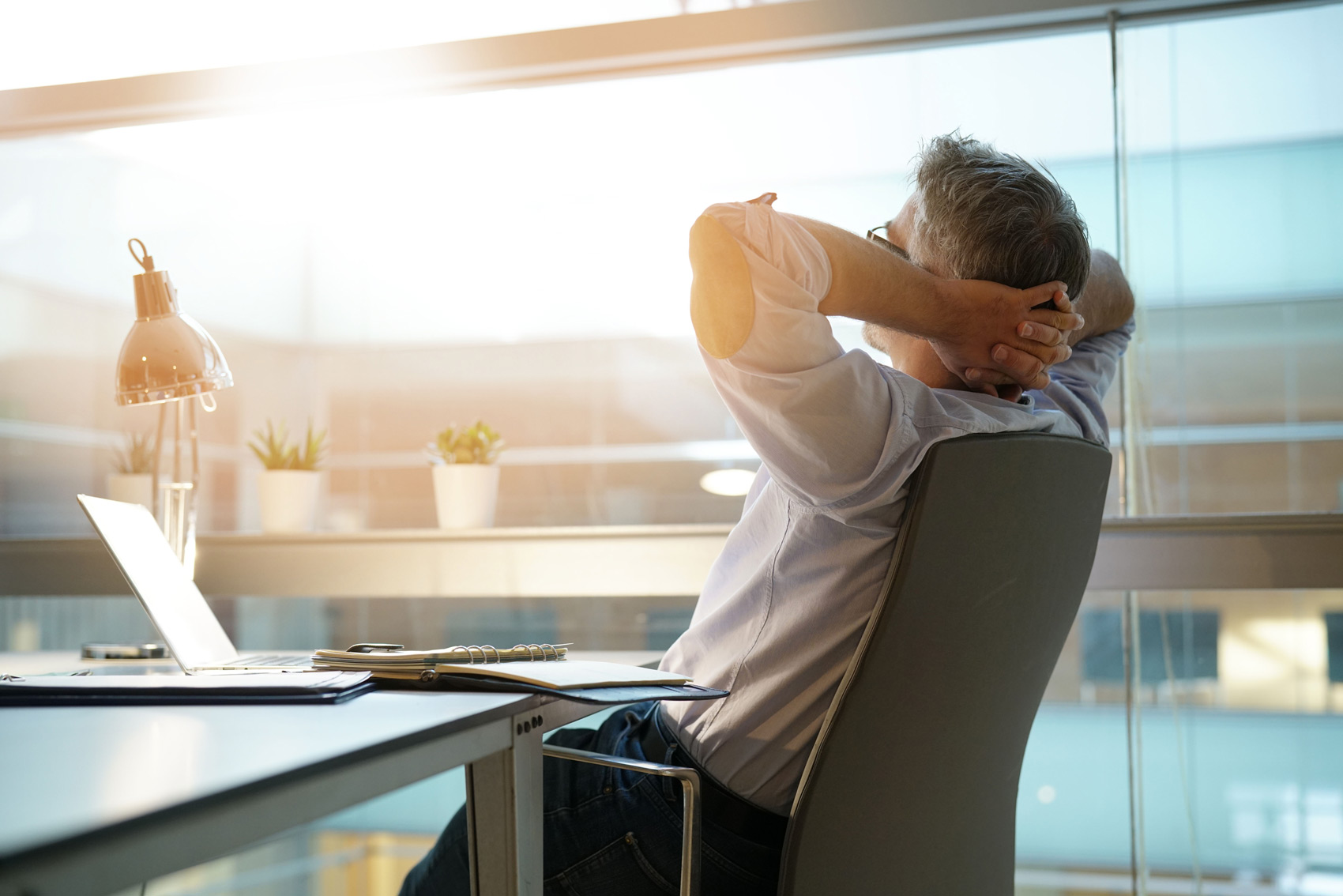 Tips To Fight Digital Burnout - Man Relaxing In Office