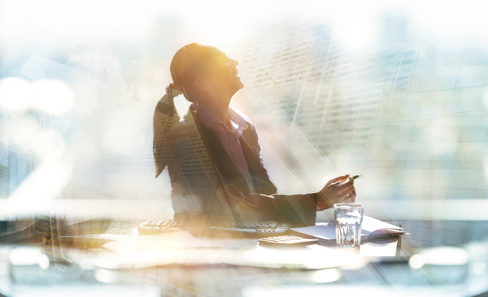 Fighting Digital Burnout - Woman at Desk